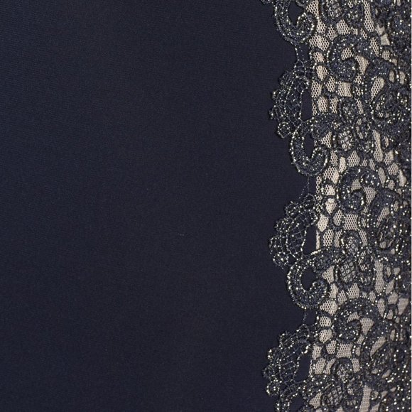 SOLD**** XSCAPE New Crochet Lace Column Gown Dress 22 Sexy! - Picture 8 of 10